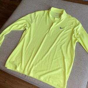 Nike Rory Golf Zip Up Lime Green XXL